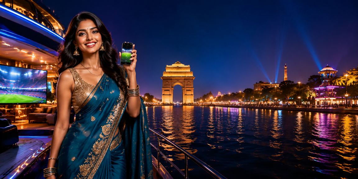 User registering on mobile casino app near India Gate Delhi