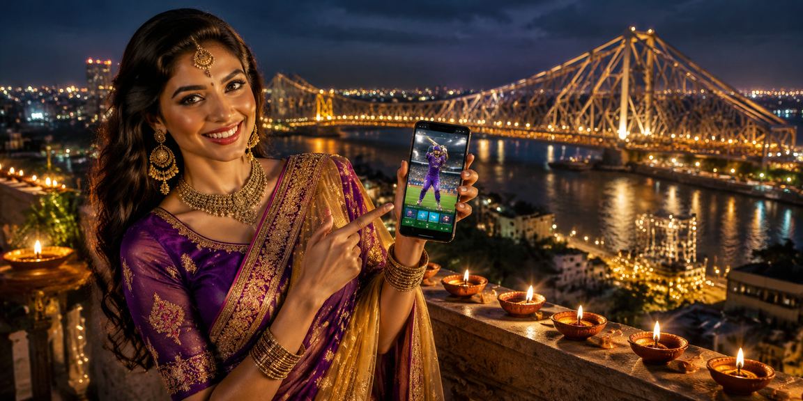 Cricket match amidst Diwali celebration in Kolkata with betting focus